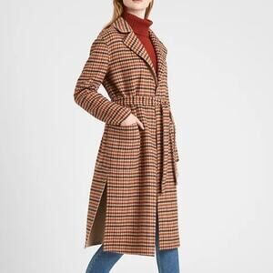 Banana Republic Reversible Camel Wool
blend Double Faced Wrap Coat medium
